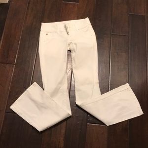 Hudson size 24 white bootcut jeans